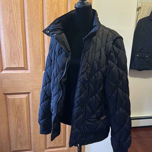 Marc New York Quilted Convertible Coat Vest size medium - Picture 5 of 10